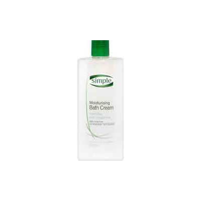 Simple Moisturising Bath Cream 400 Ml