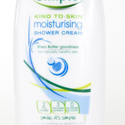 SIMPLE Mosturising Shower Cream With Shea Butter 250ML