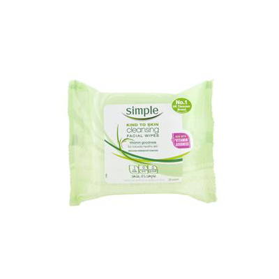 SIMPLE Cleansing Facial Wipes  25