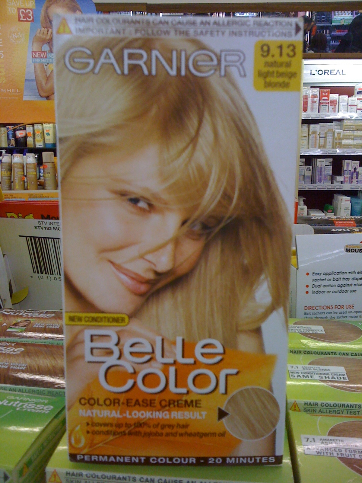 BELLE COLOR 9.13 Light Beige Blonde Color-ease Creme
