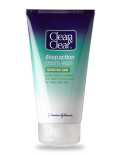 Clean & Clear Deep Cleansing Cream Wash Sensitive 150ml