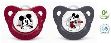 NUK Disney Silicon Sleep-Time Soother Size 1