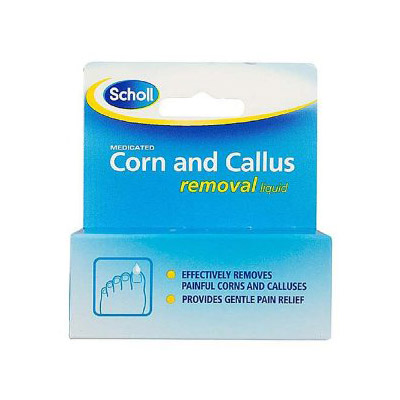 SCHOLL corns/callous/bunions corn & callous removal liquid