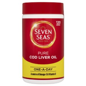 Seven Seas One A Day Pure Cod Liver Oil 120 Capsules