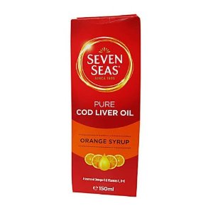 Seven Seas Orange Syrup & Cod Liver Oil 150ml