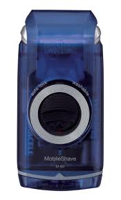 BRAUN Mobile Shave M-60 Blue Pocket Shave