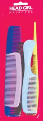 HEAD GIRL 6 Combs 6PCS