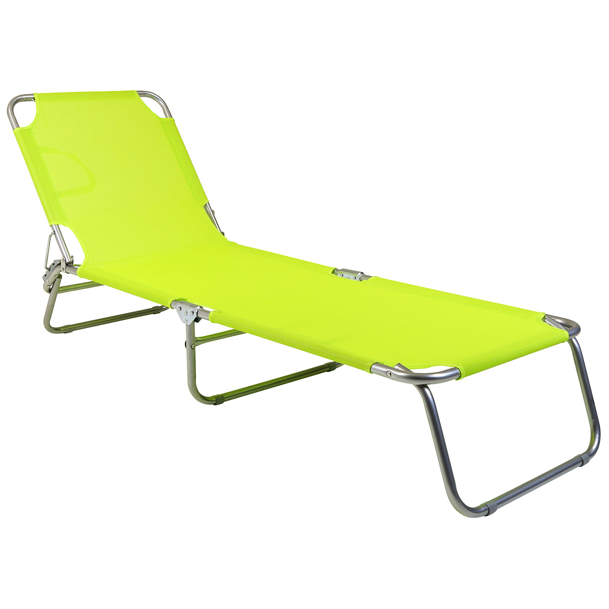 Bentley Explorer Foldable Camping Sun Lounger Sunbed Camp Bed - Blue