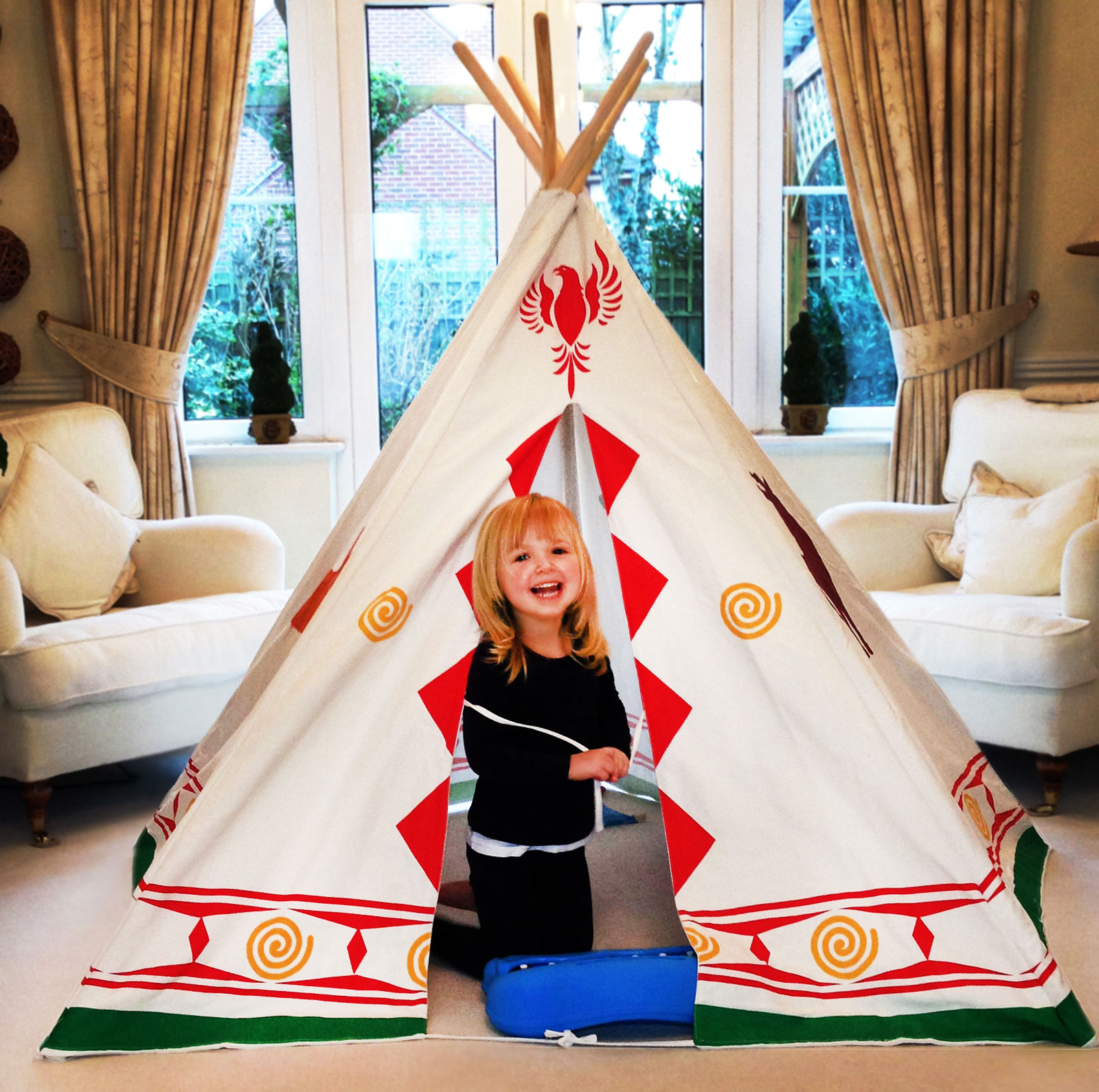 Charles Bentley Indian Tepee Tent Children Wigwam Wild West Cowboy Play