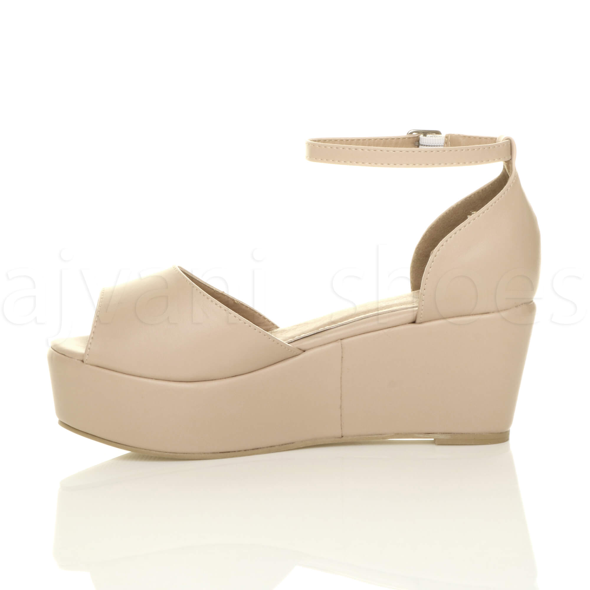 WOMENS LADIES LOW MID HEEL BLOCK WEDGE PLATFORM FLATFORM SANDALS SHOES