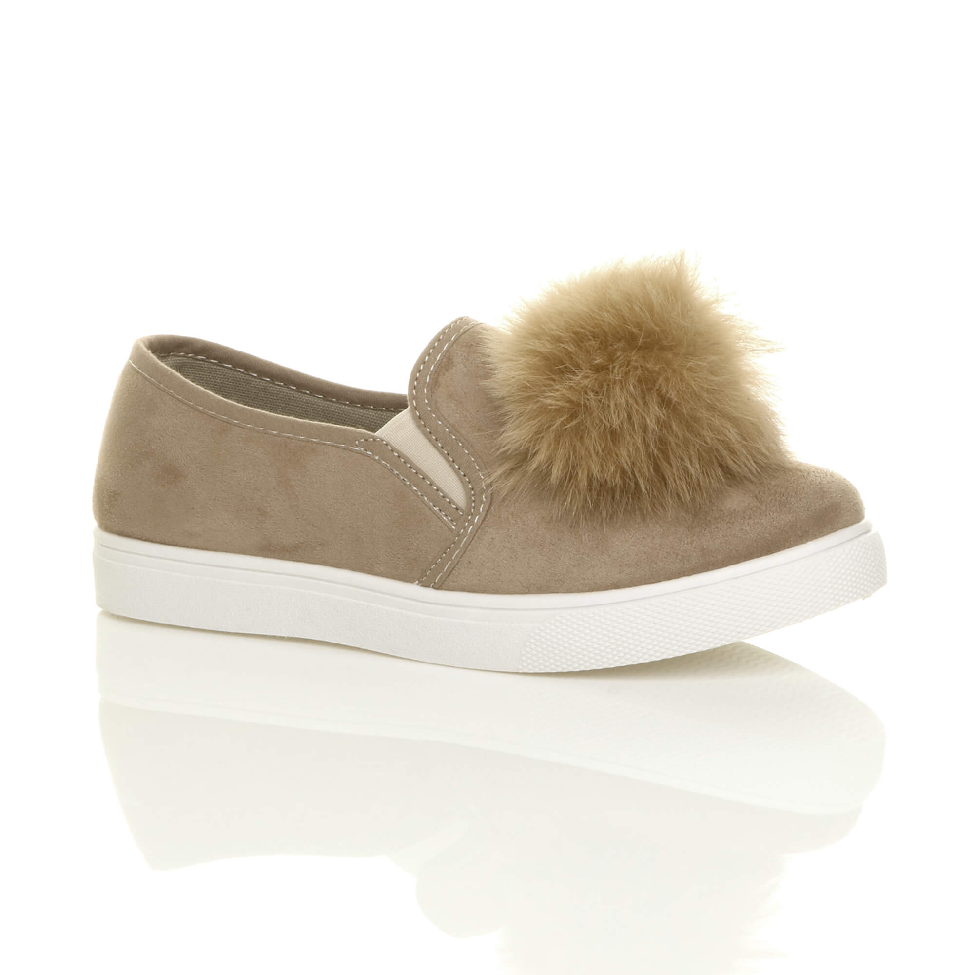 basket avec pompon fourrure