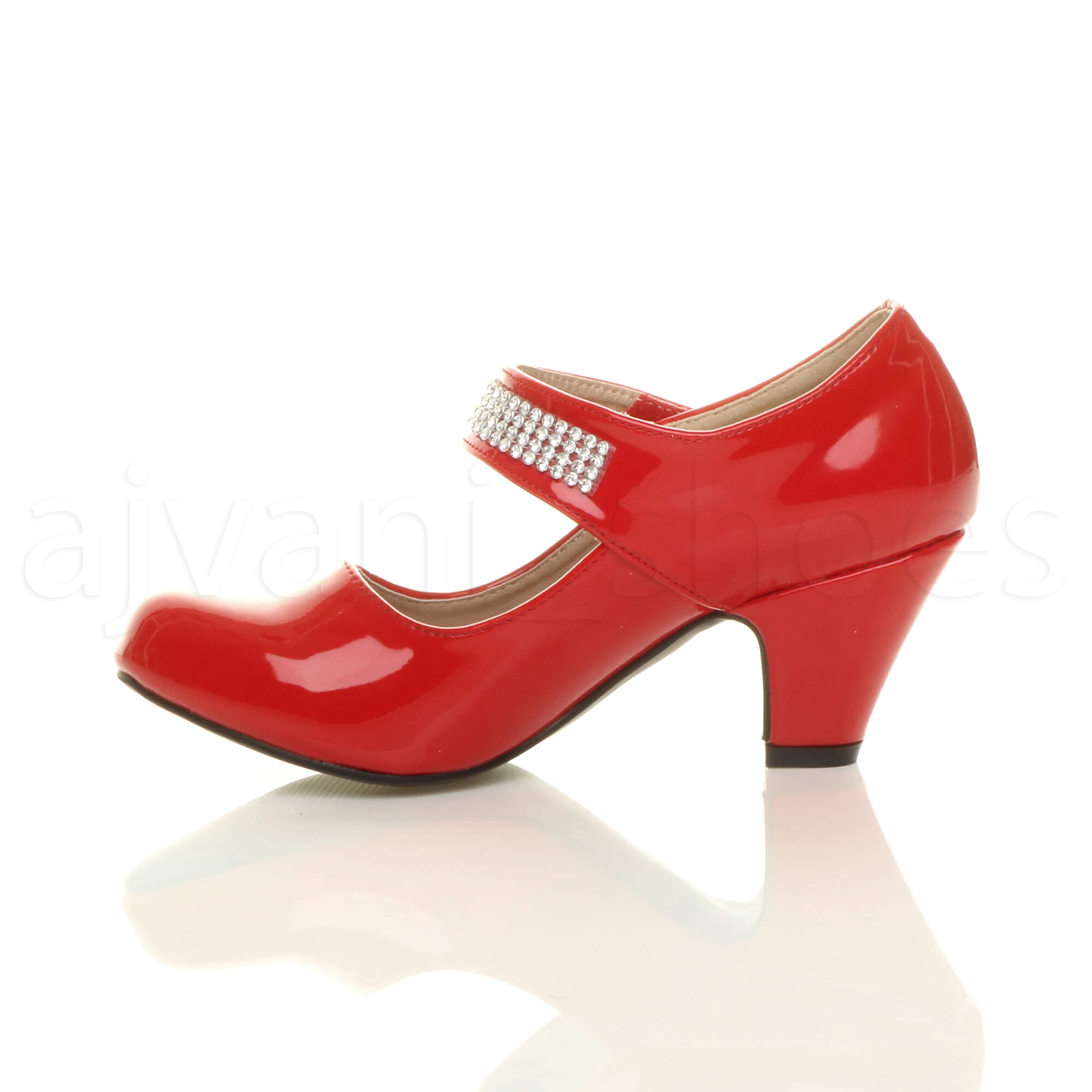 GIRLS KIDS CHILDRENS LOW HEEL PARTY WEDDING MARY JANE STYLE SANDALS