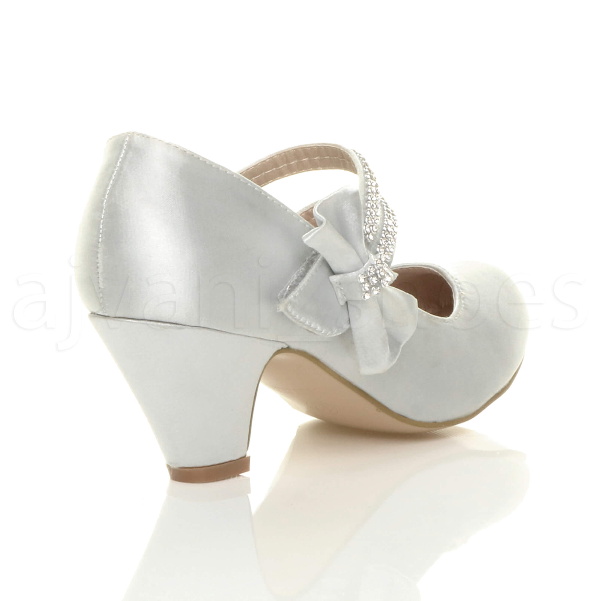 GIRLS KIDS CHILDRENS LOW HEEL PARTY WEDDING MARY JANE STYLE SANDALS SHOES SIZE