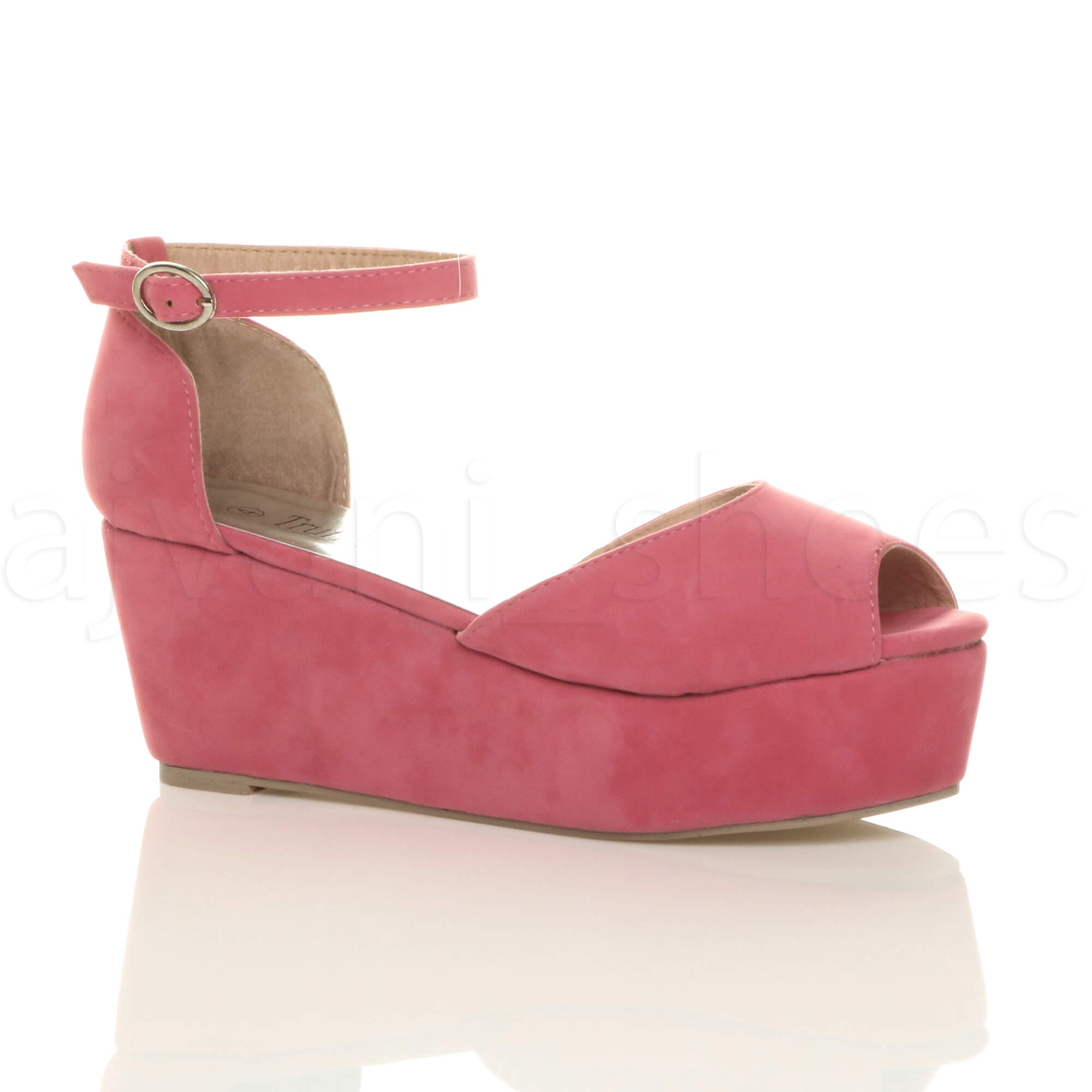 WOMENS LADIES LOW MID HEEL BLOCK WEDGE PLATFORM FLATFORM SANDALS SHOES