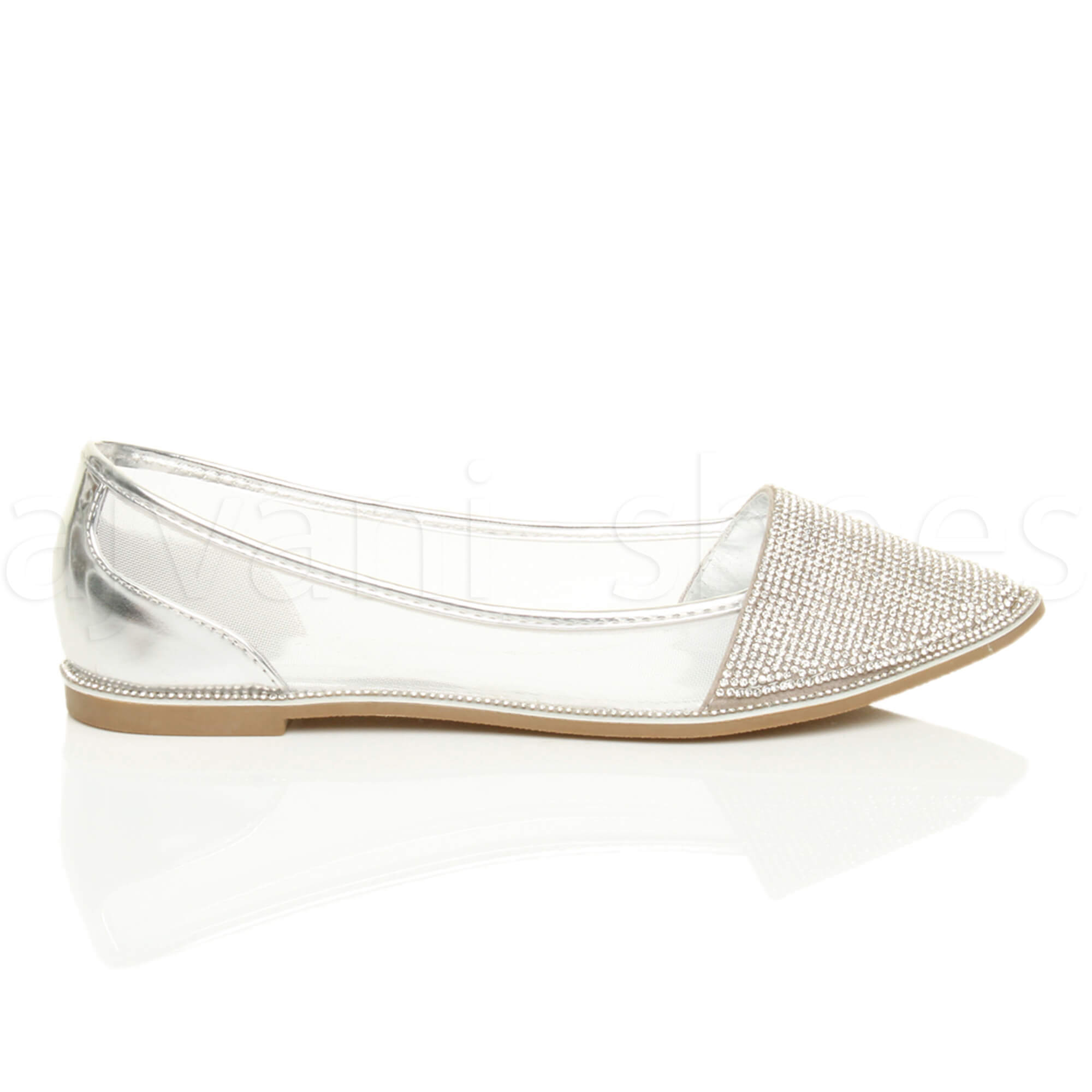 ballerina sneakers womens diamante trim pointed toe flat mesh dolly ballerina sneakers womens diamante trim pointed toe flat mesh dolly