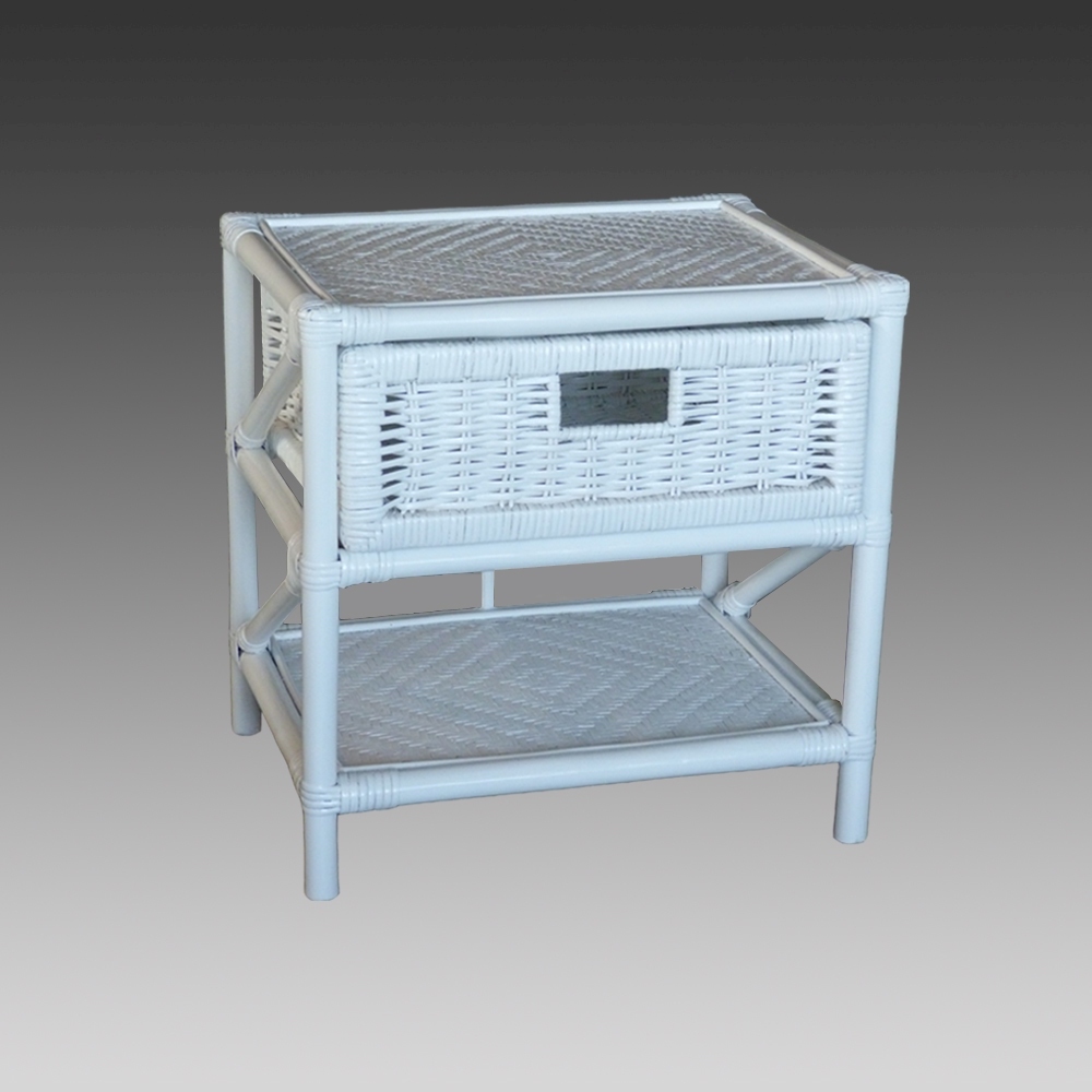 White Willow Woven Wicker Storage 1, 3 and 4 Drawer Units FREE 48hr