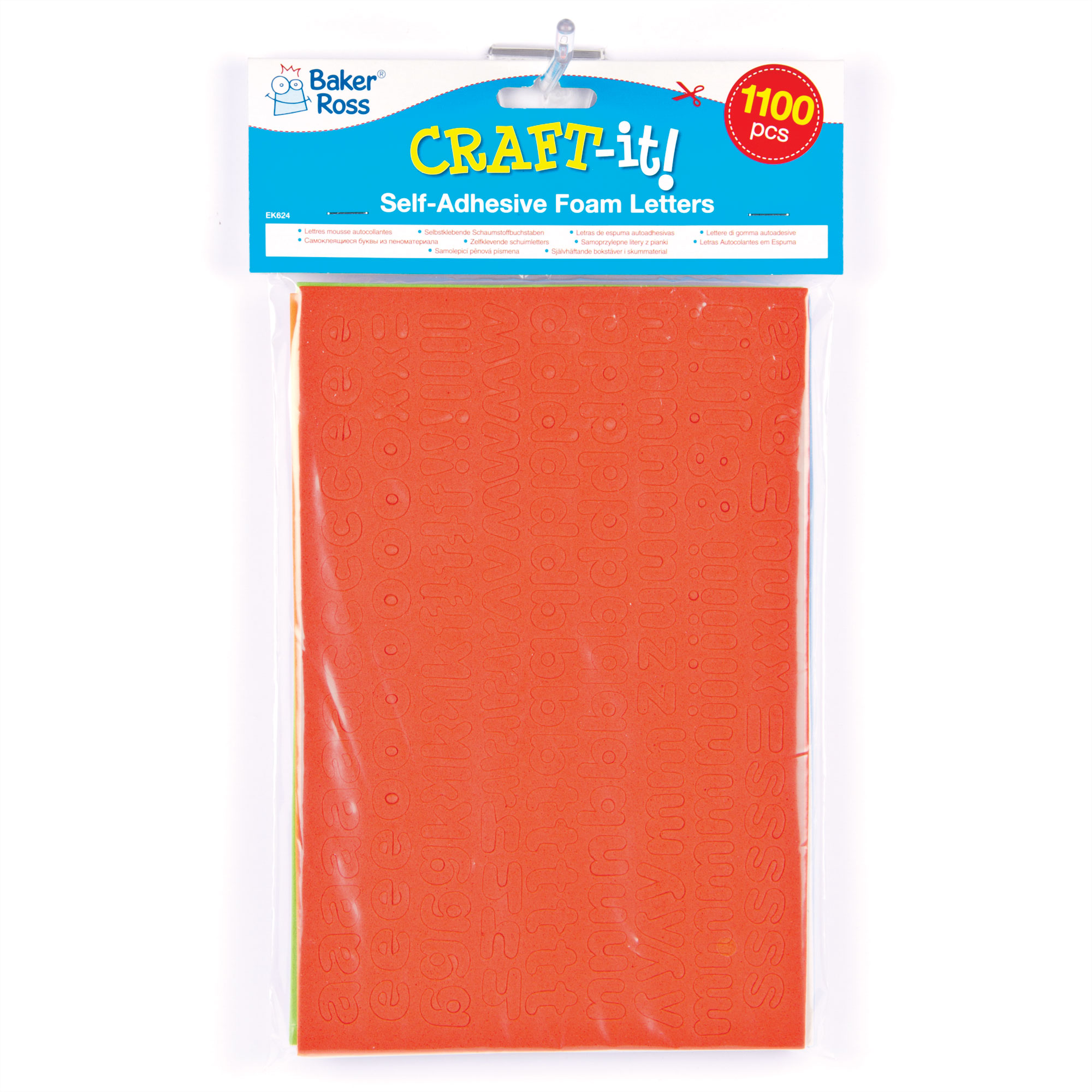 SelfAdhesive Foam LowerCase Letters, Kid's Craft Activities (Pack of