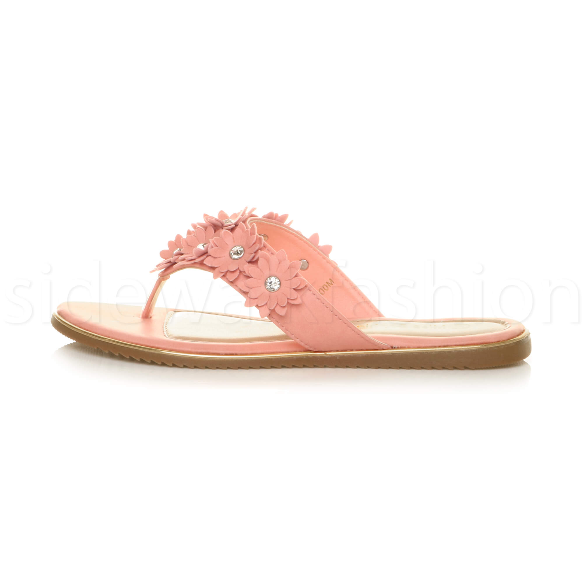 sandals with flowers on them womens flat flower diamante embellished toe post sandals with flowers on them womens flat flower diamante embellished toe post