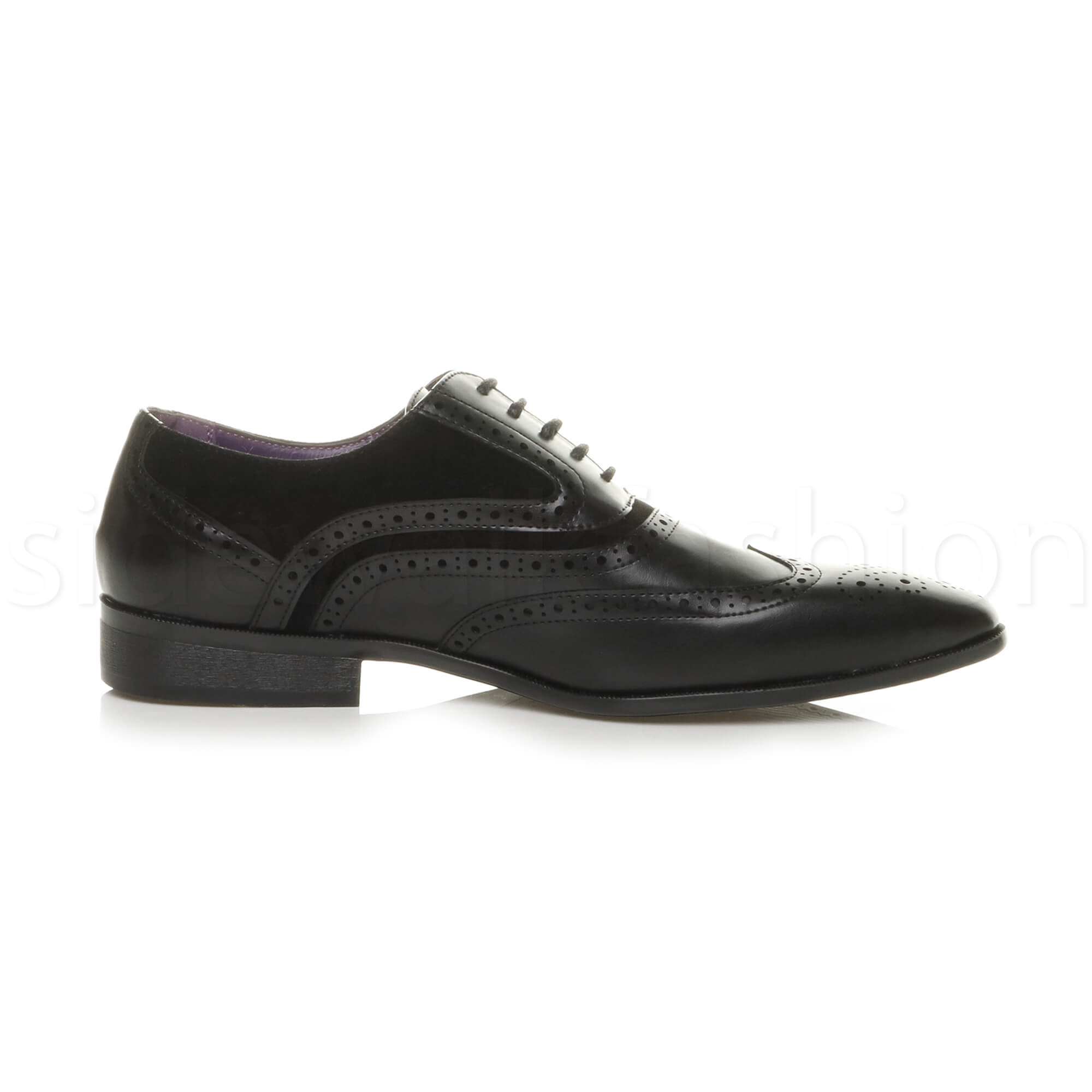 Mens lace up pointed toe smart wedding groom formal brogues oxfords shoes size