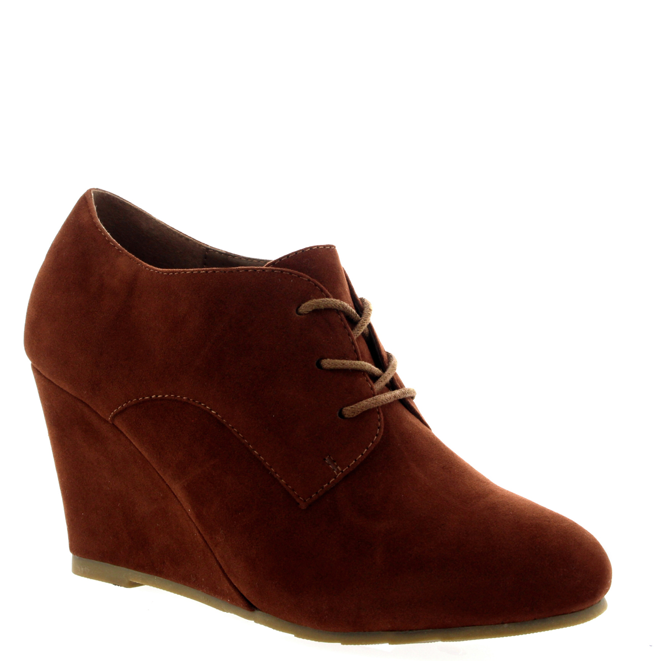 Womens Mary Jane Wedge Heel Evening Platform Lace Up Shoes Ankle Boots