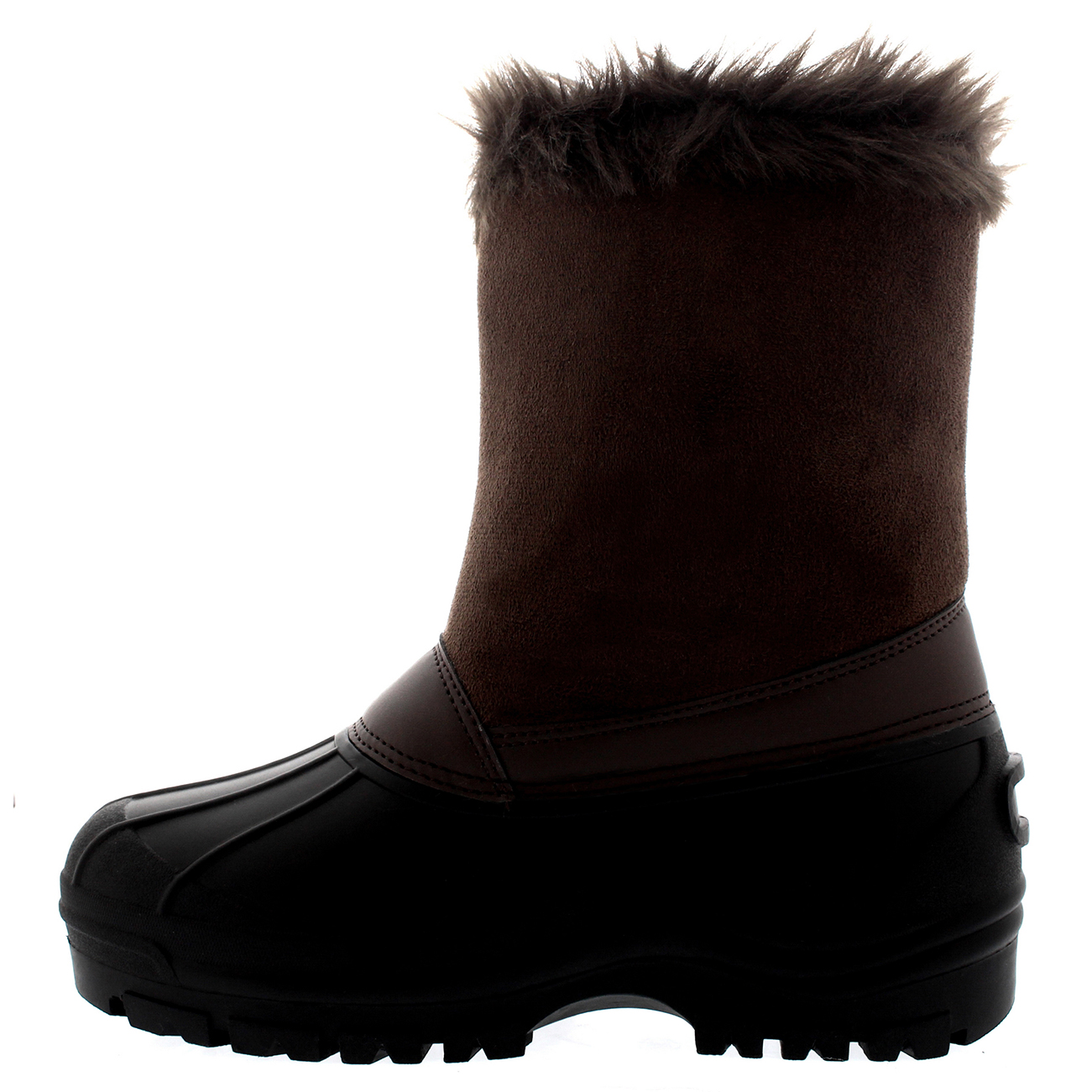 womens duck boots with fur