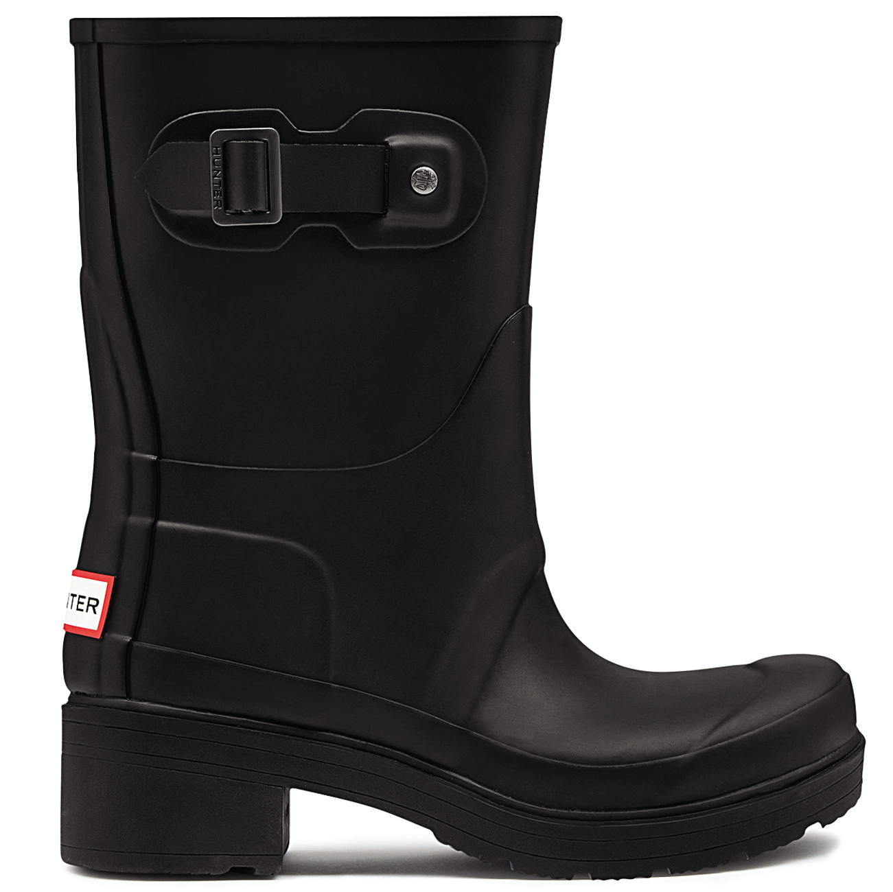 Womens Hunter Original Ankle Boot Winter Rain Low Heel Wellingtons