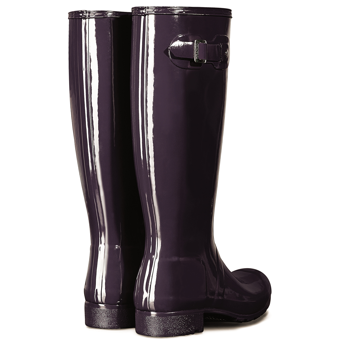 Womens Hunter Original Tour Gloss Galoshes Snow Wellingtons Rain Boots