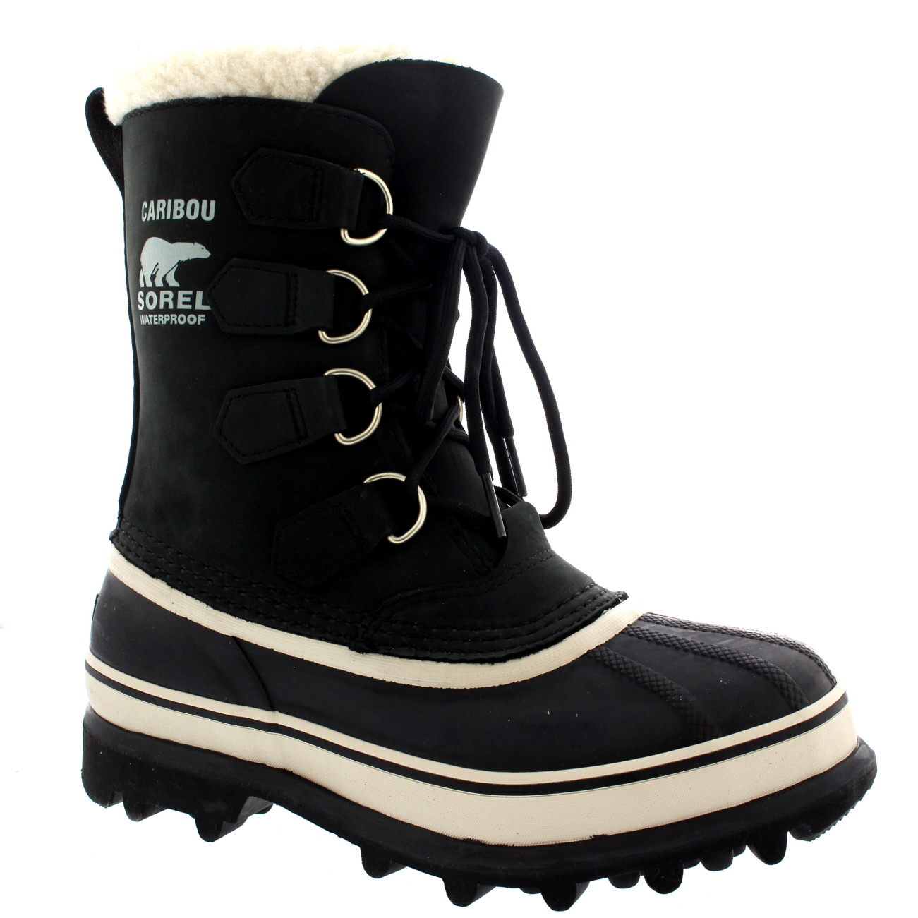 Womens Sorel Caribou Snow Waterproof Winter Fur Lined Mid Calf Rain
