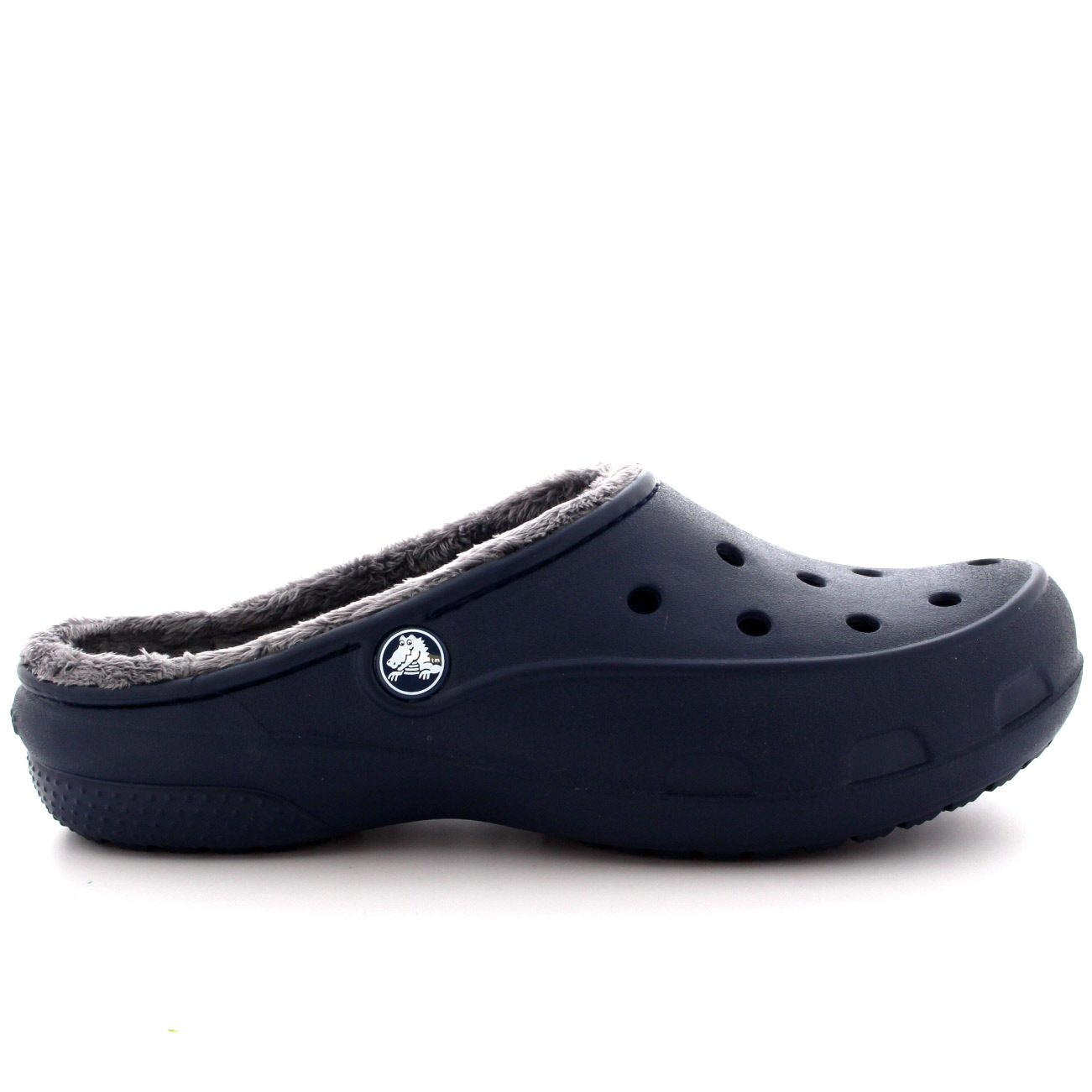 fuzzy croc sandals