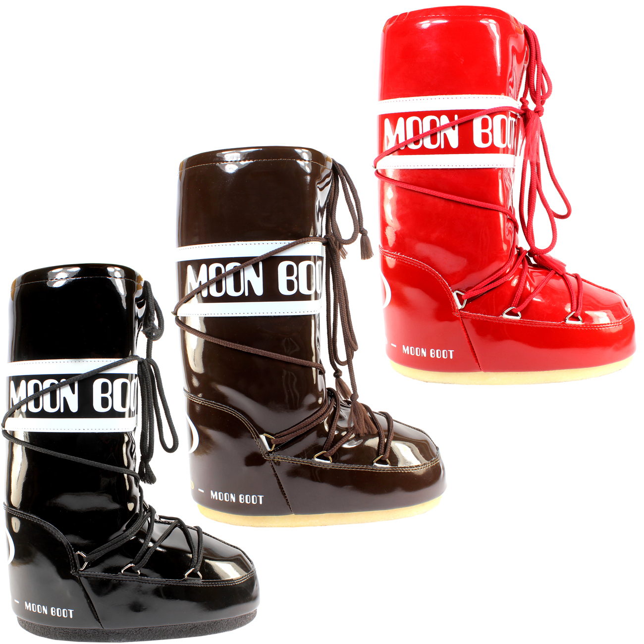 Womens Tecnica Moon Boot Vinyl Winter Snow Ski Sking Boots US Sizes 38