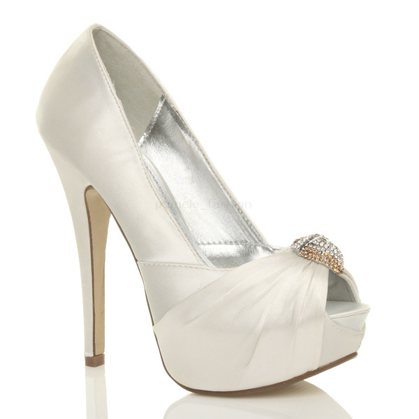 bridal shoes high heel platform