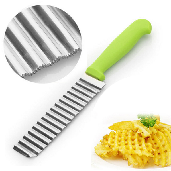 UK Stainless Vegetable Carrot Crinkle Wavy Potato Chip Cutter Blade