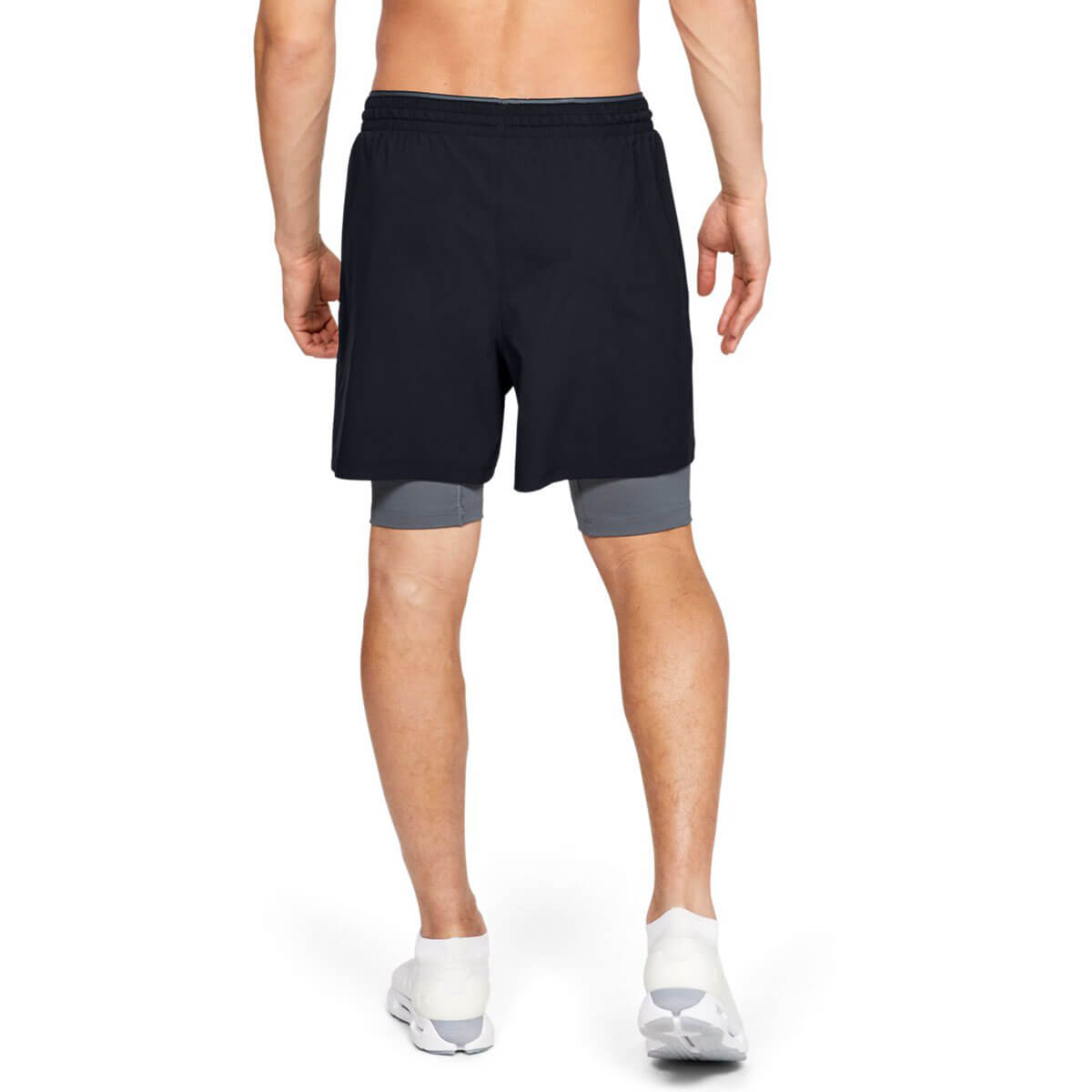 Under Armour Mens 2019 Qualifier 2-In-1 Lightweight Breathable Wicking Shorts