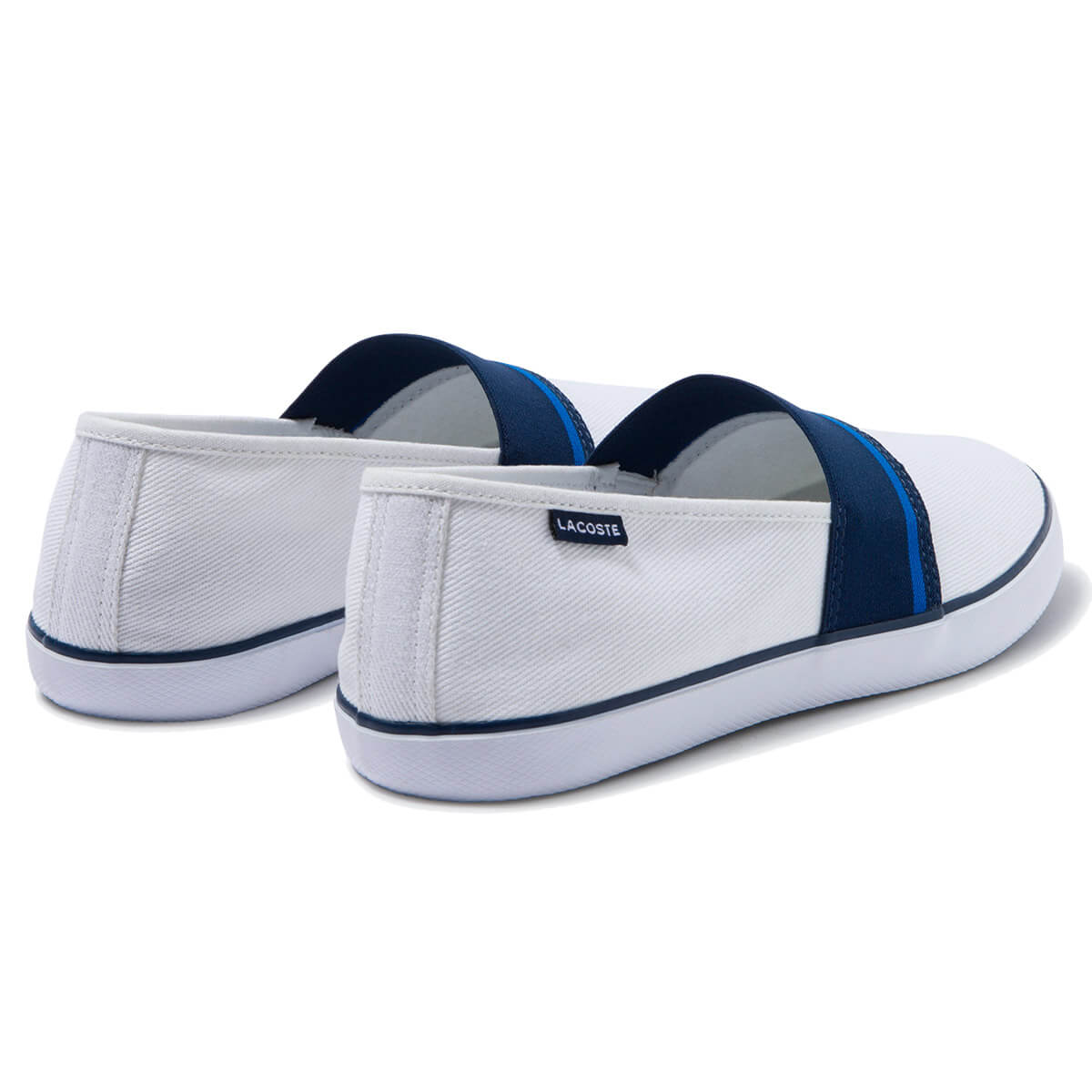 Lacoste Mens 2020 Marice 220 1 CMA Canvas Slip On Textile Crocodile Trainers