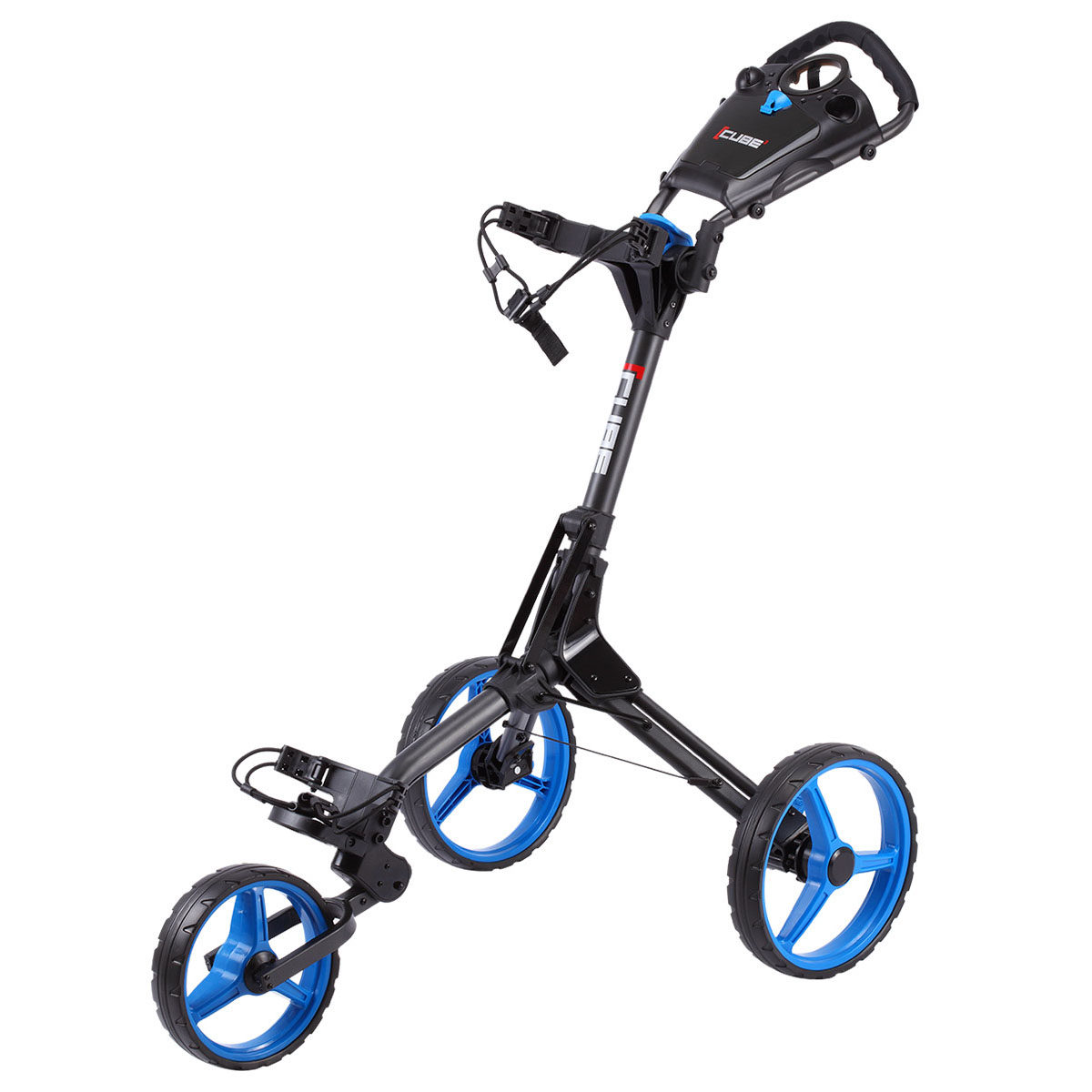 Skymax Golf 2017 CUBE 3 Push Folding Trolley Compact Design Cart + 2