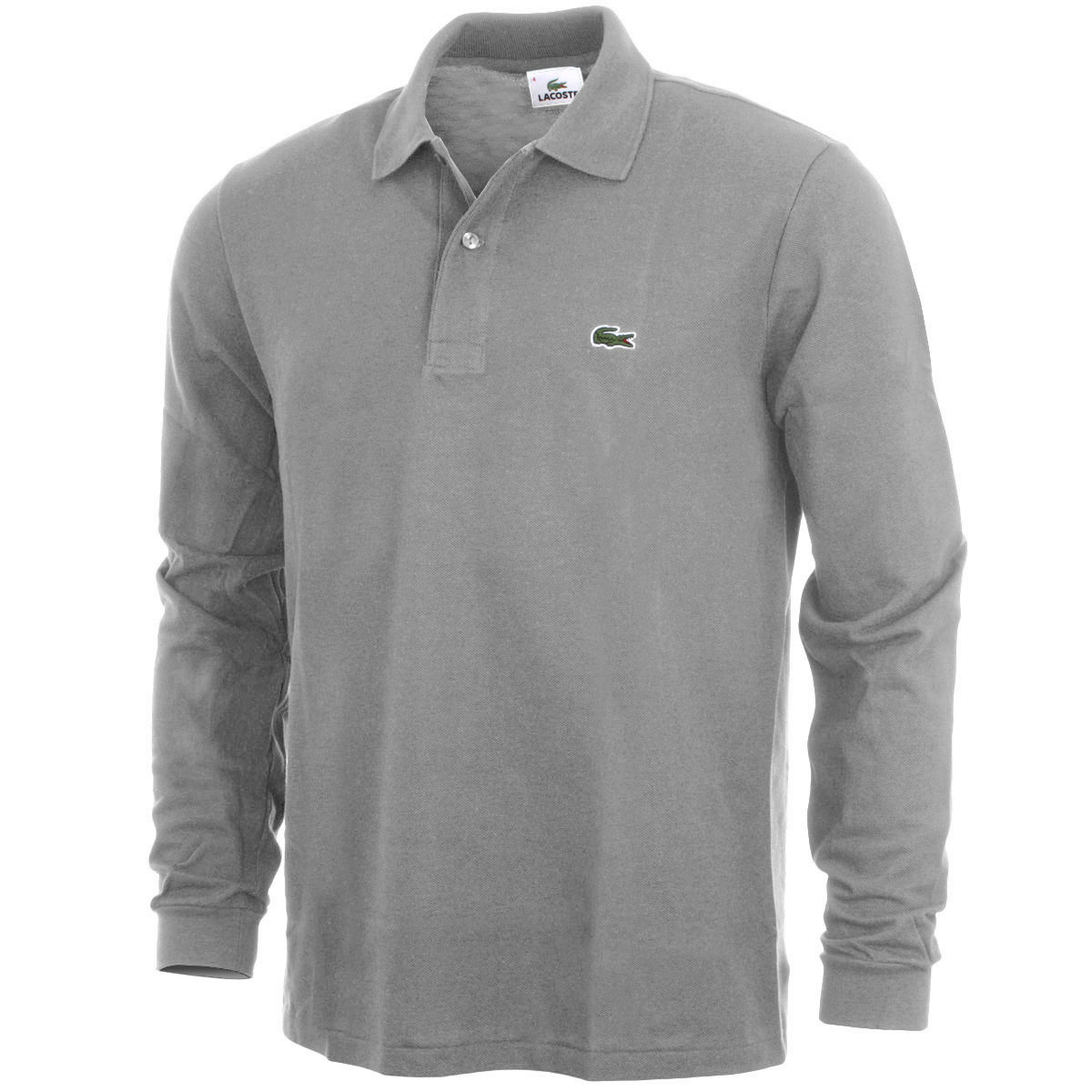 Lacoste Mens L1312 Classic Cotton Long Sleeve Polo Shirt eBay
