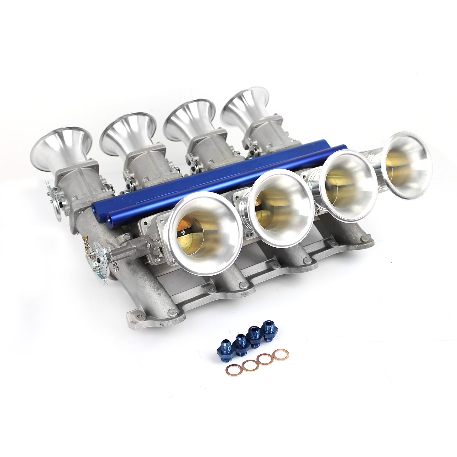 Chevy LS3 Side Draft EFI Stack Intake Manifold System Complete Satin eBay