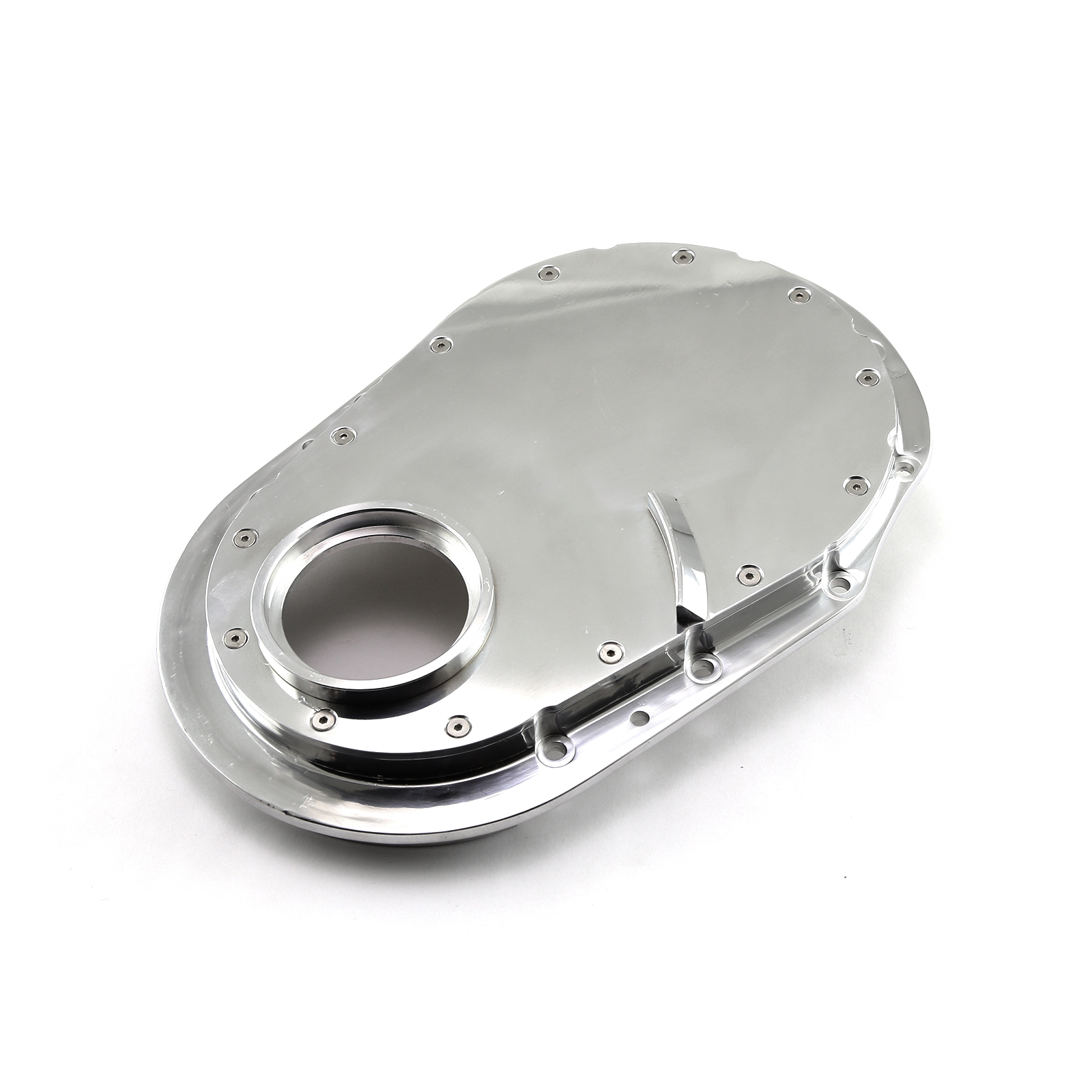 Chevy BBC 454 GEN 5 Polished 2 Piece Removable Front Aluminum Timing