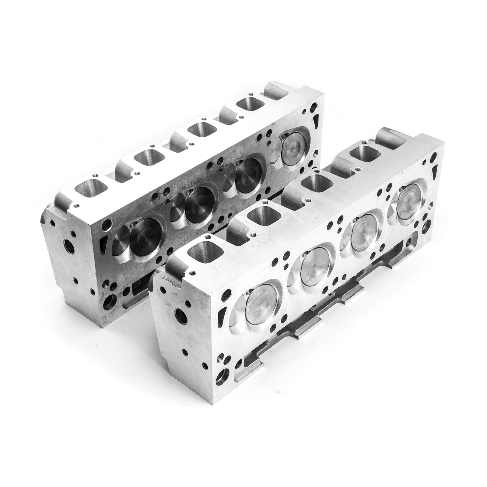 Ford 302 351C Cleveland 235cc 68cc CNC Hydr R Complete Aluminum Cylinder Heads eBay