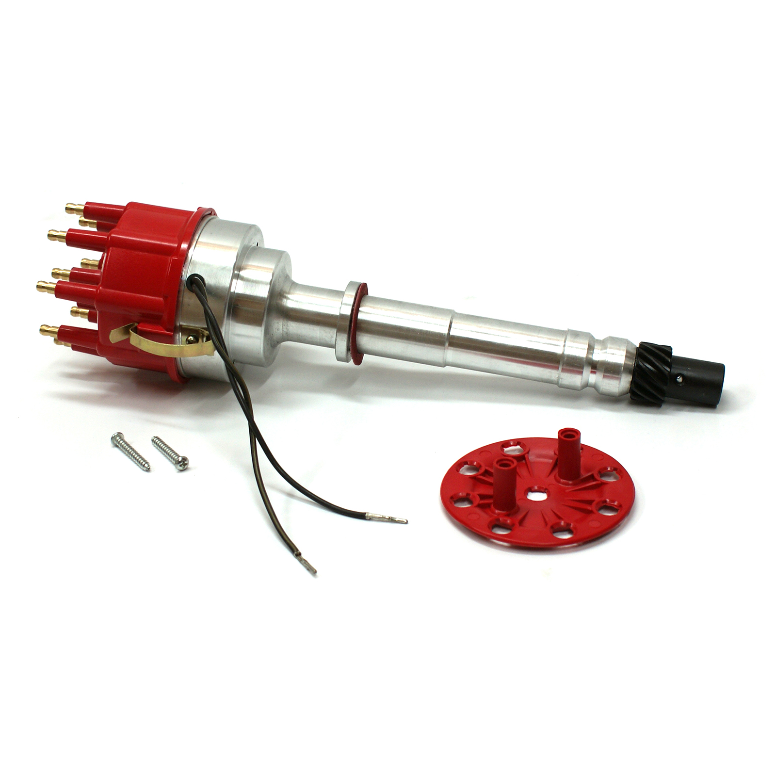 Chevy SBC 350 BBC 454 Race Pro Billet Aluminum Distributor Red Cap eBay