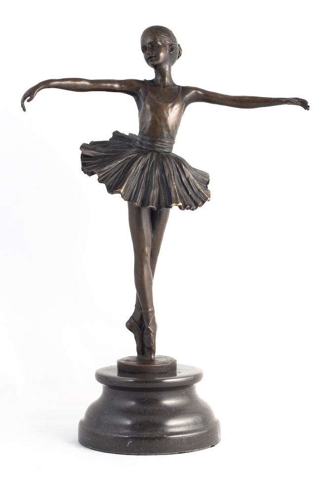 Art Deco Hot Cast Bronze Ballerina Ballet Statue Sculpture eBay