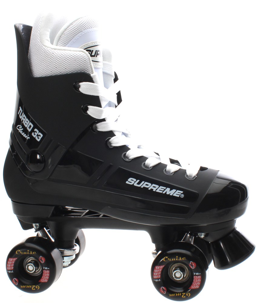 Supreme TURBO 33 Quad Roller Skates with Kryptonics Wheels UK Sizes 5