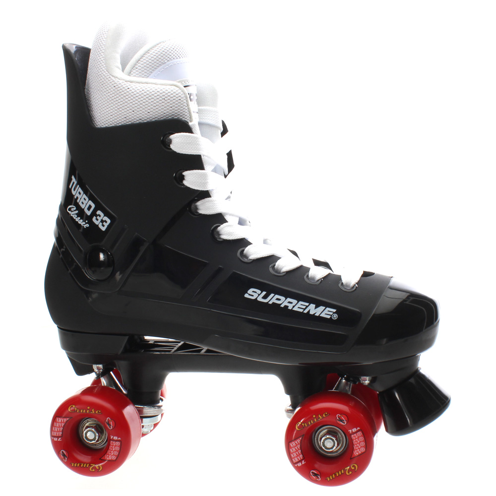 Supreme TURBO 33 Quad Roller Skates with Kryptonics Wheels UK Sizes 5