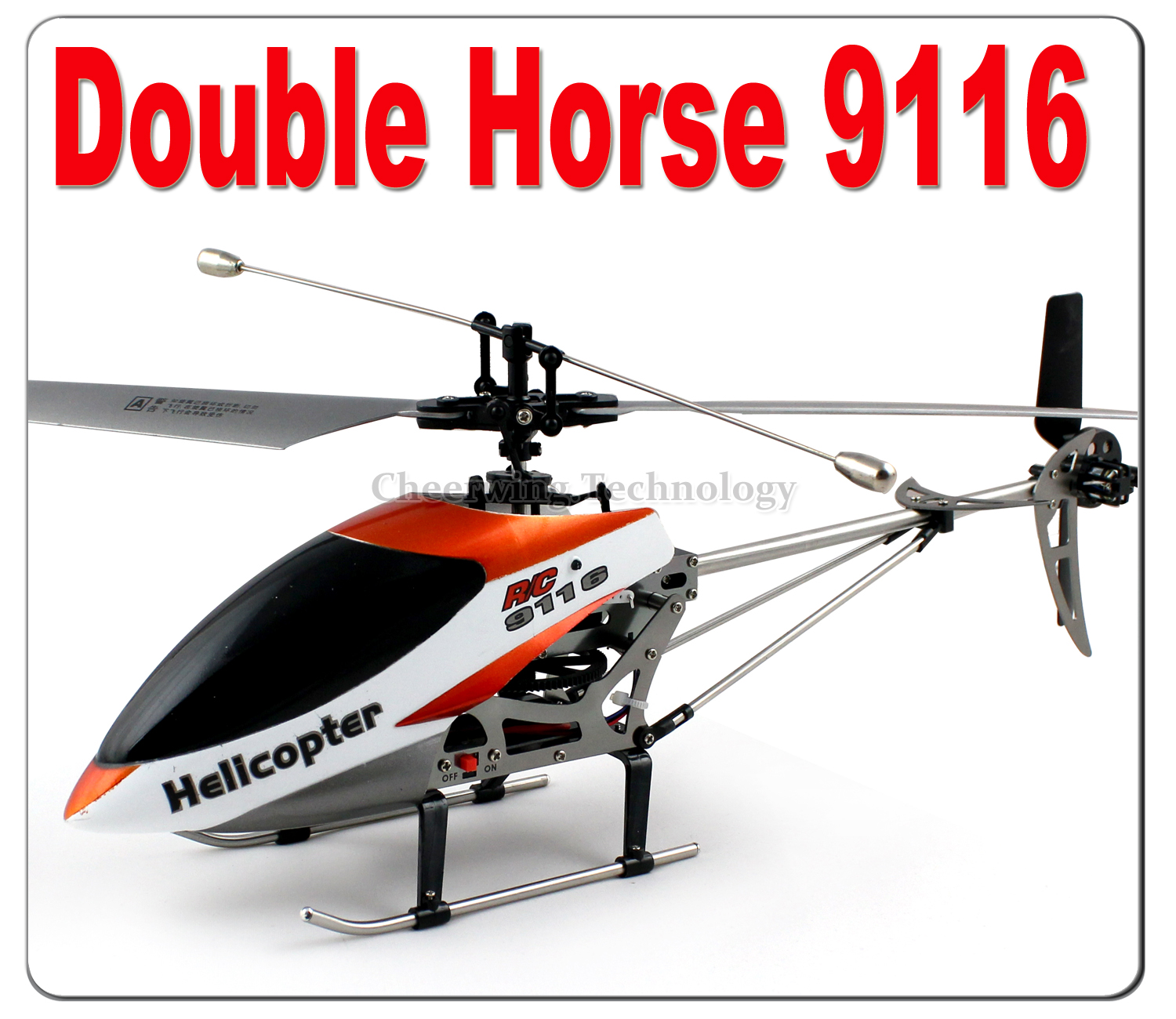 38cm Double Horse 9116 2.4GHz 4Channel LCD Display RC Helicopter W