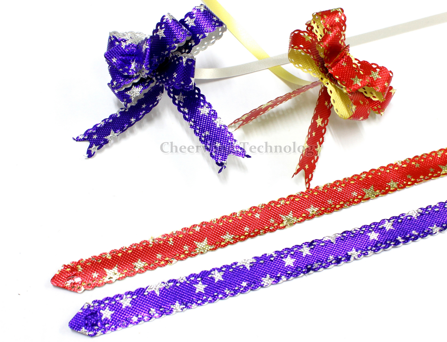 70pcs 12x230mm Pull Flower Ribbon Bow Gift Wrap 7 COLOR