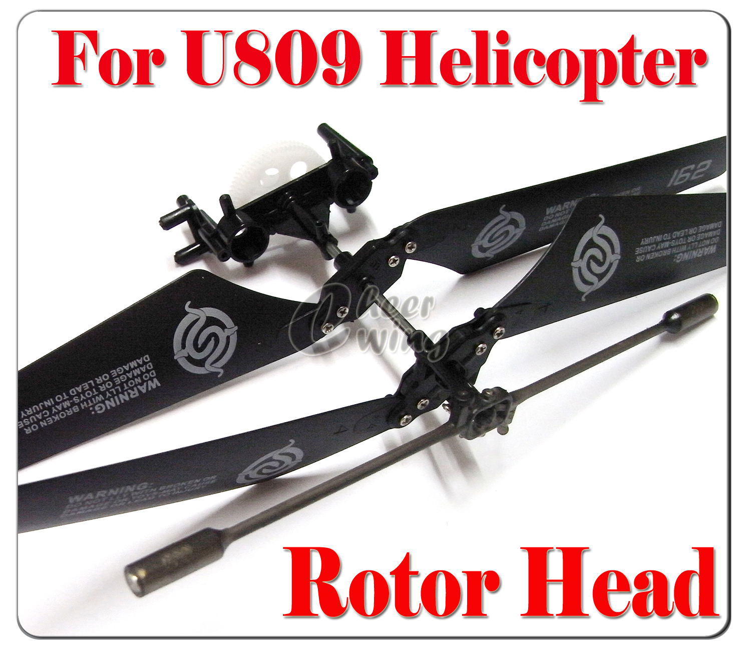 U809 3CH RC Helicopter Part Main Blade Rotor Head Set W/ Gear eBay