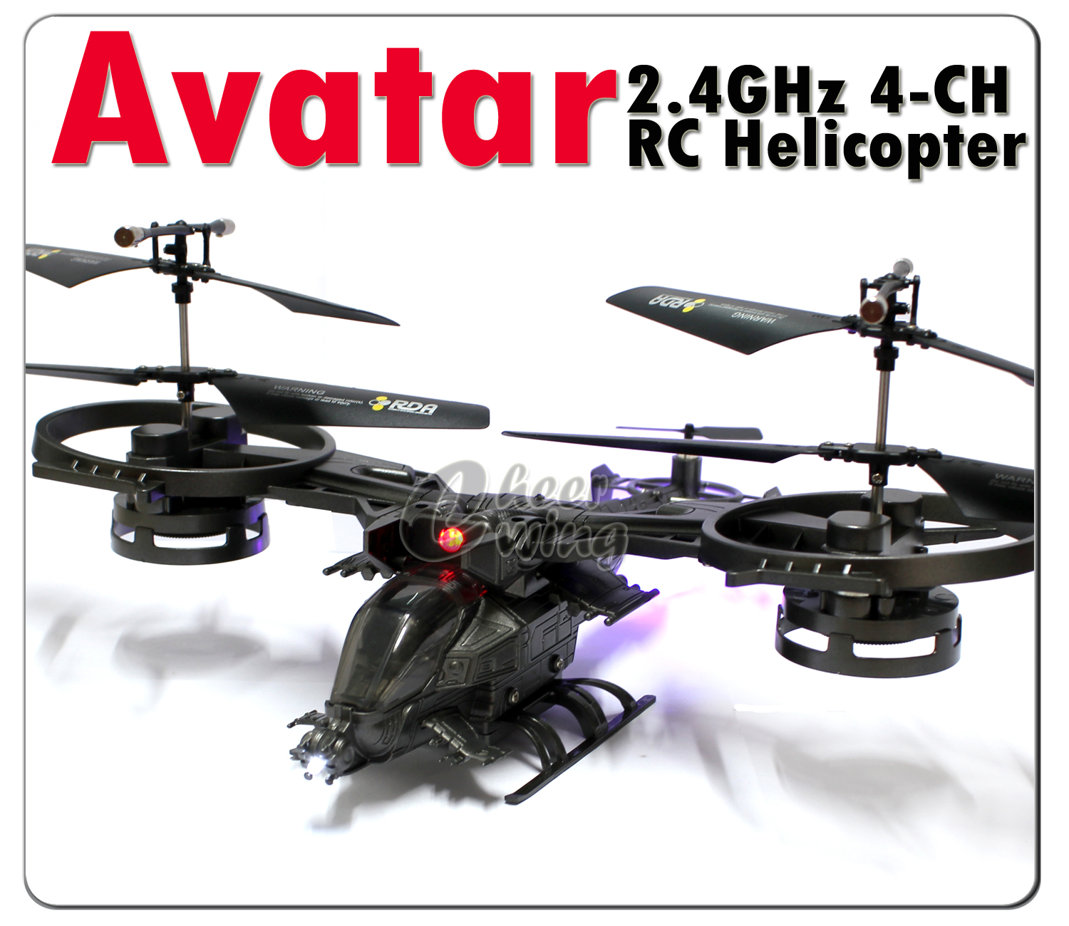 ATTOP YD711 Licenced AT99 AVATAR 2.4GHz 4Channel RC Helicopter Gyro