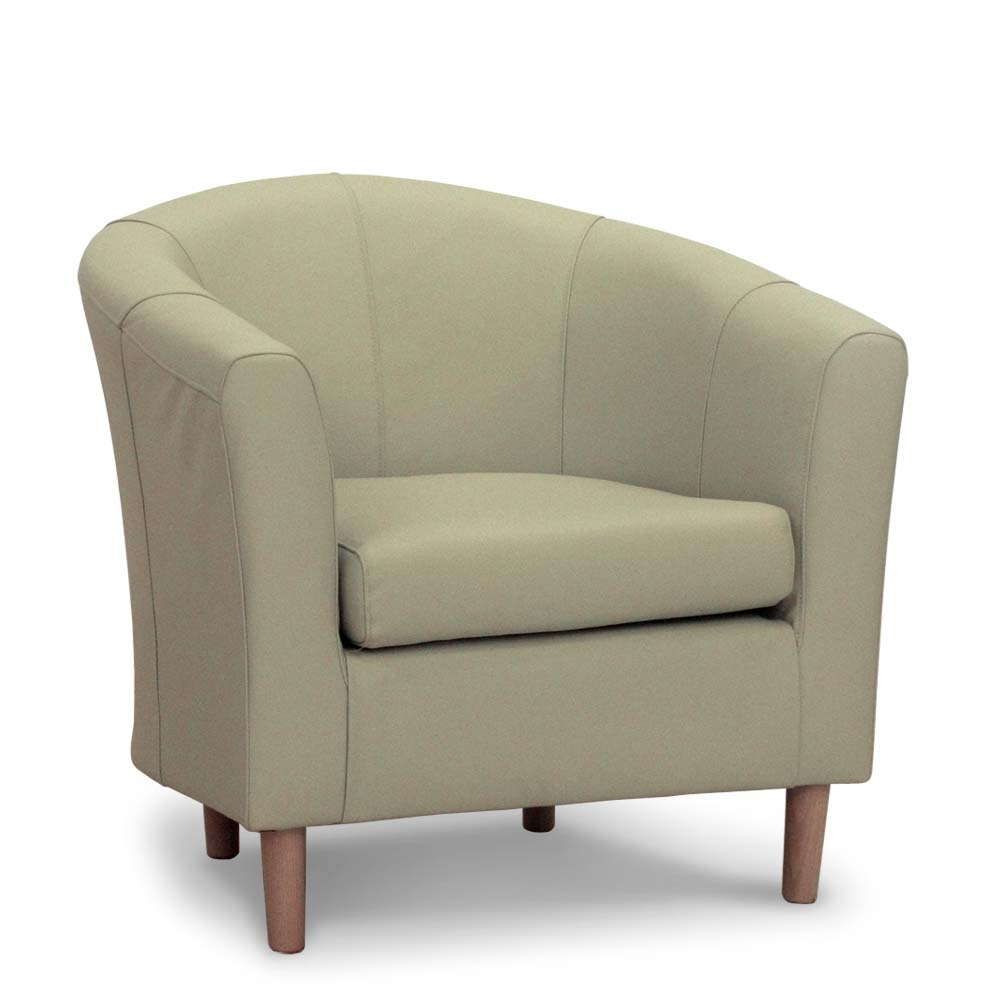 White Leather Tub Chair White Real Leather Chairs Living