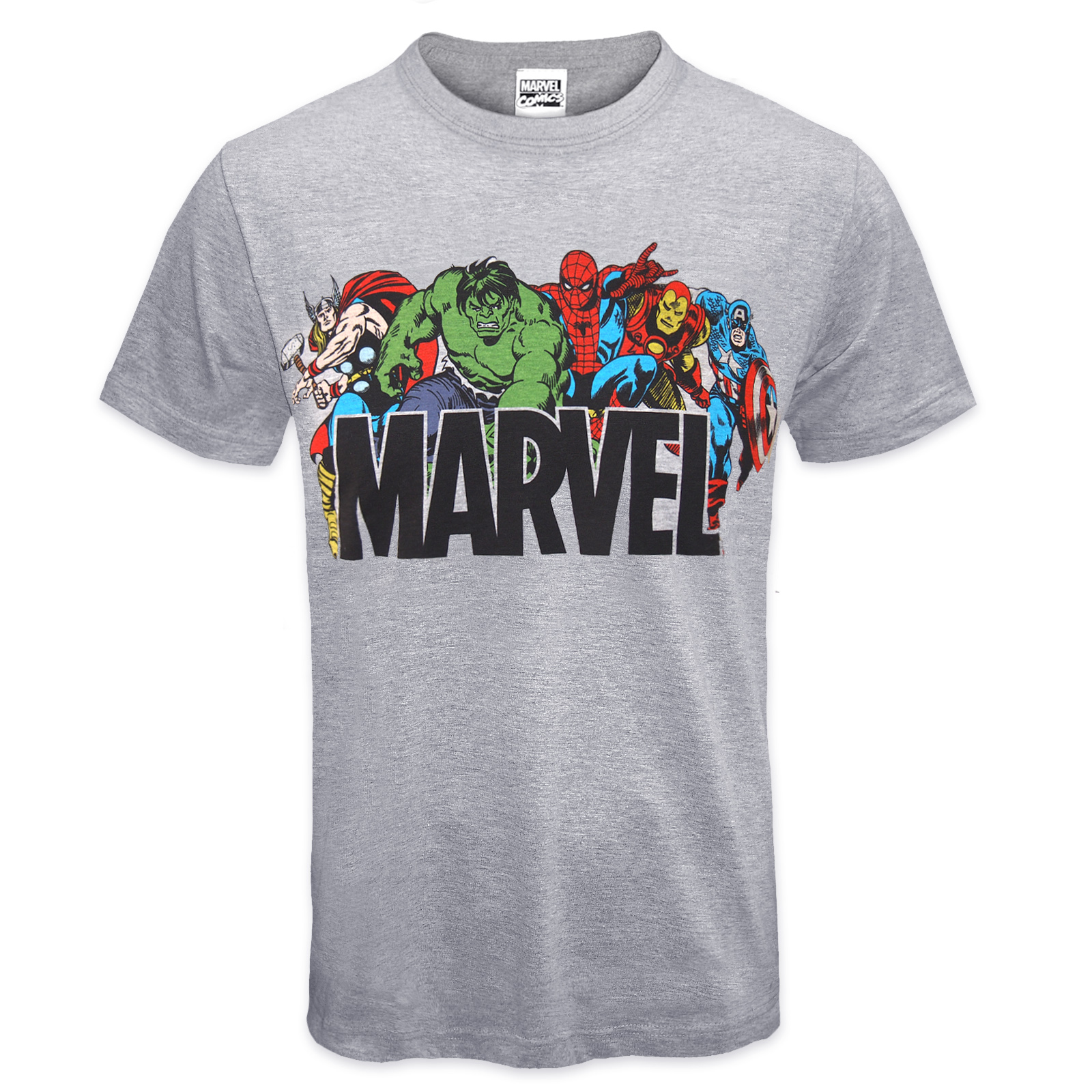 Marvel Comics Official Gift Mens Character TShirt Iron Man Thor