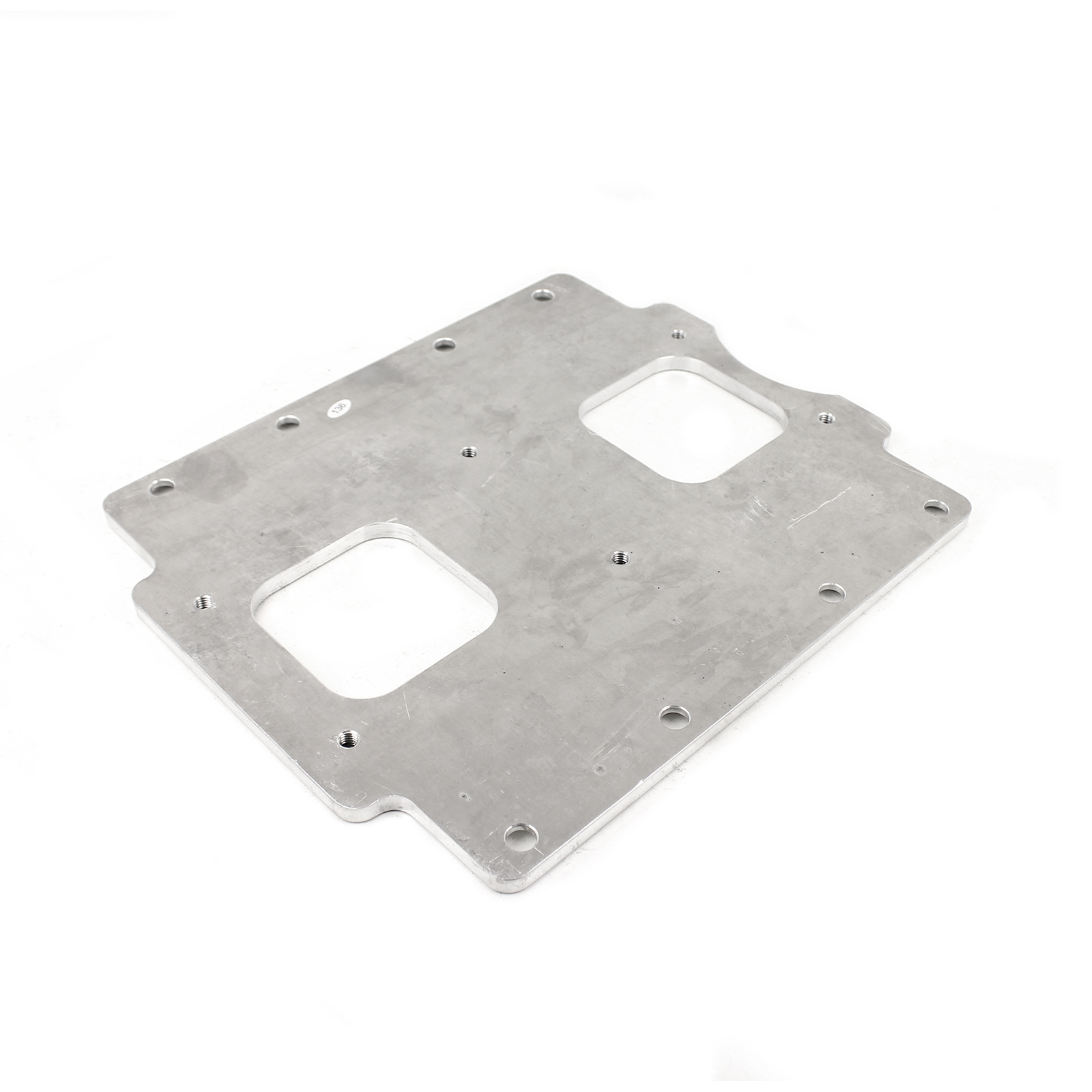 Blower Intake Manifold 6 71 to Twin Carburetor Adapter Plate Only eBay